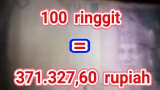 TERJAWAB! 100 ringgit Malaysia berapa rupiah uang Indonesia
