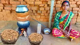 Mahua wine making|making by santali women|village cooking|the rural village @indiantribefood3245