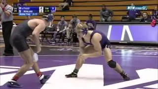 Duke Blue Devils на турнире Northwestern Wildcats Wrestling: 165 Pounds Faust против Norland