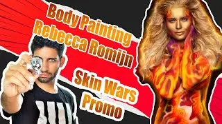 Skin Wars -Body painting Rebecca Romijn promo by Avi Ram