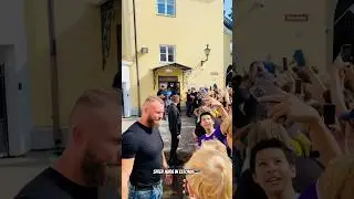 Estonia LOSES CONTROL as Speed Arrives! Fans SCREAMING & Chasing for Pics 🤯🔥 #shorts #viral