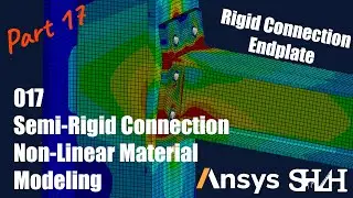Semi-Rigid Connection, Non-Linear Material Bending Resistance Capacity
