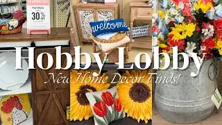 HOBBY LOBBY HIGH END HOME DECOR FINDS | HOBBY LOBBY SHOP WITH ME | EVERYTHING NEW AT HOBBY LOBBY