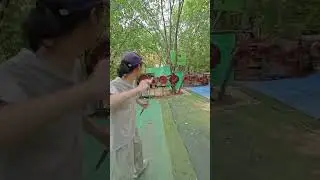 Half spin knife throwing training #knifethrowing #throwingskills #throwing #halfspin