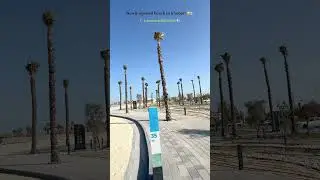 Newly opened beach🏝️in AlKhobar #saudiarabia for location👇🏻#family #trending #travel #ocean #fyp