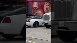 Roman Reigns arriving at today's show Smackdown 25/03/2022 The tribal chief moves the needles 25,03