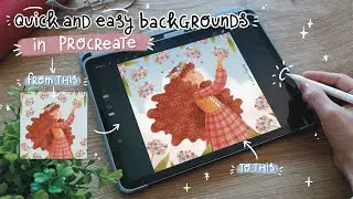 3 Background Techniques in Procreate That Make a Big Difference - Quick and Easy!