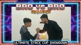 ULTIMATE STACK CUP CHALLENGING VIDEO 