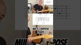 Multi-Purpose Triads Lesson #guitar #guitarlesson #chordprogression #guitar #music #chords #triads
