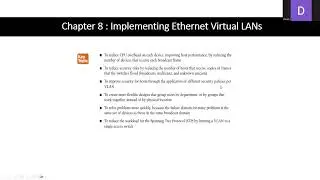 The CCNA Journey - Chapter 8 - Implementing Ethernet Virtual LANs - Theory - (Part 1)