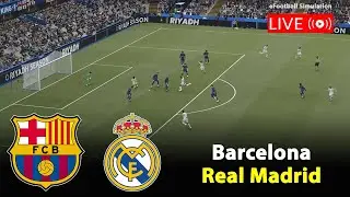 🔴En Vivo- Barcelona vs Real Madrid | Supercopa 2025 Final | eFootball PES21 Simulation