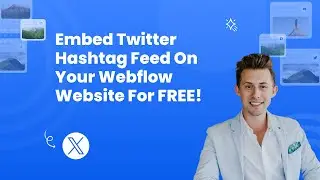 How to embed Twitter hashtag feed on Webflow?