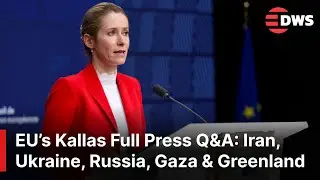 FULL Q&A: EU High Rep Kaja Kallas Responds on Iran, Ukraine Security, Russia & Greenland | AC1E