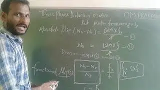 Absolute slip fractional slip in three phase Induction motor
