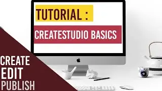 CreateStudio Tutorial - How to create, edit and publish using create studio. 🙈🙉🙊