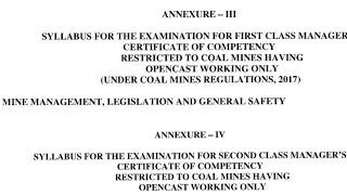 Syllabus discuss for FMC/ SMC || FIRST CLASS MANGER/SECOND CLASS MANAGER  || DGMS EXAM 2025