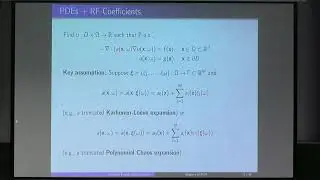 UNQW02 | Catherine Powell | Adaptive Stochastic Galerkin Finite Element Approximation for Elliptic