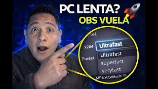 C&oacute;mo configurar OBS para PC DE BAJOS RECURSOS sin Lag (2026) 🚀