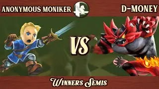 Anonymous Moniker (Mii Swordfighter) vs D-Money (Incineroar) - West Towne Brawl 86 Winners Semis