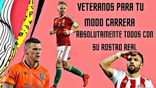 VETERANOS FIFA 20 CON CARA REAL | CON MEDIA MAYOR A 76 - NO JUEGAN EN LAS LIGAS TOP | MODO CARRERA
