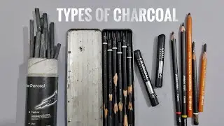 How to use Charcoal for drawing//Hindi