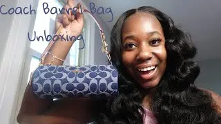 UNBOXING: Coach Nolita Barrel Bag Signature Denim