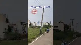 📌Just 1km  From Puzhal Signal || Approved Plot For Sales😱 || @Puzhal Balaji Nagar
