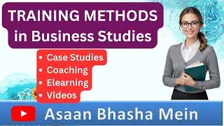 ALL TRAINING METHODS in Hindi | ON THE JOB & OFF THE JOB TRAINING METHODS |Class 12 Business Studies