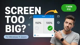 How to Fix a Zoomed-In Screen in Windows 11