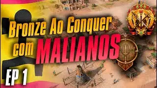 BRONZE AO CONQUISTADOR com MALIANOS I Age of empires IV | TUTORIAL PARA INICIANTES EP1