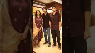 Mahesh Babu with his Family members|Mahesh Babu's sister and Brother