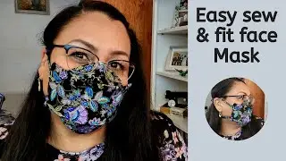 How to Sew 3D Easy Fit Face Mask, No Fog Eyeglasses and breathable   (Free Pattern in description)