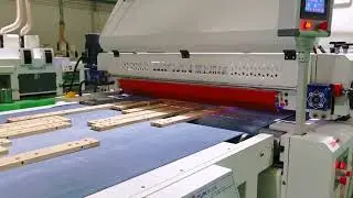 Super matt mdf uv roller coater Line for Ati-Fingerprints surface effect excimer matting machine