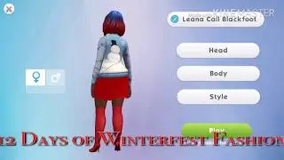 The Sims Mobile 12 Days of Winterfest Fashion