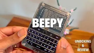 Распаковка SQFMI Beepy | Миниатюрный компьютер Blackberry на базе Linux