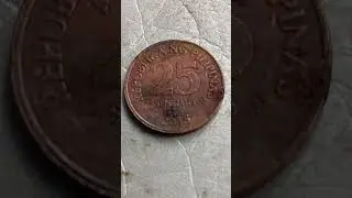 Yr2015 bsp 25sentimo w/ metal error & rare color error