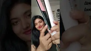 PHILIPS kerashine hairstraightener #philips #besthairstraightener #curlyhairtutorial