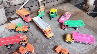 Mini mountain destroyed 😱Rc Tractors and Jcb rescue process 😞@Aakash946 