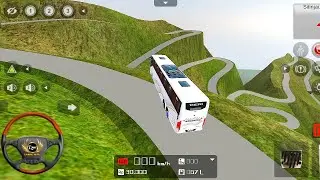 Most Dangerous Road🔥🚌  - Bus Simulator Indonesia | Viral Map | Nepal traffic mod | Add Offroad Map