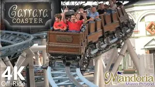 Carrara Coaster 4K Off-Ride - Mandoria - Mack Rides Powered Coaster - Cinematic