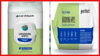 Earthbath Green Tea & Awapuhi Cat Wipes   Cleans & Conditions Dirty Paws and Undercoat, Aloe Vera