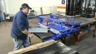 Cutting SBS perimeter and detail stripping for SBS modified bit Torch on roofing systems.