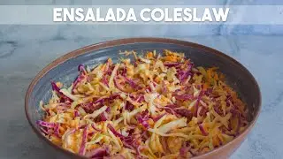 ENSALADA COLESLAW, rica y rendidora