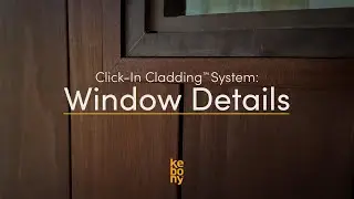 Click-In Cladding™ System: Window Details | Kebony Clear Cladding