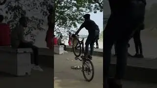 mtb stunt public reaction /#crazy #publicreaction #shorts