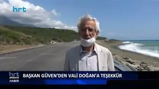 Arsuz- Samandağ yolunu yerinde inceledi. O isme &ouml;zel teşekk&uuml;r etti.