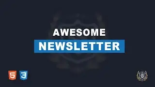 Responsive Newsletter Section | HTML & CSS