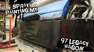 Spray Painting my 1997 Subaru Legacy