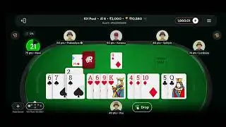 Rummy Culture 101 pool ( 2000 full game won 10,500/-),🤑