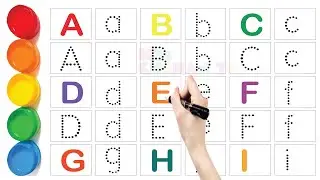 A TO Z, ABCD, ALPHABETS, A FOR APPLE, ABC, PHONICS, DOTTED ABCD, ABCD TRACING, #kidschohantv, 103